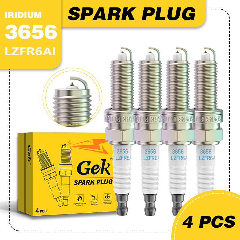 Ngk Spark Plug Laser Iridium - หัวเทียนอิริเดียม 4 ชิ้น รุ่น 3656 สำหรับ