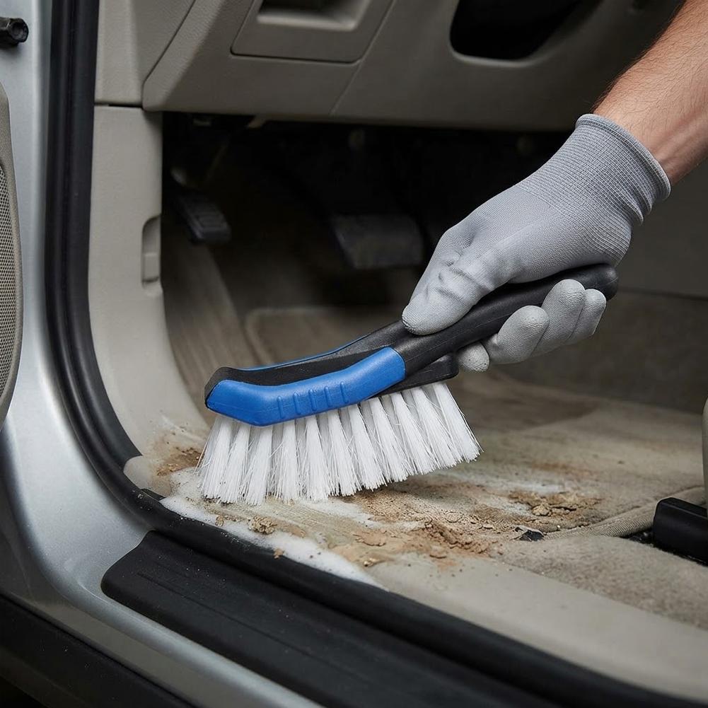 1 ชิ้น แปรงขัดพรมรถยนต์และแปรง - Seat Cleaner Fabric บทวิจารณ์และราคา